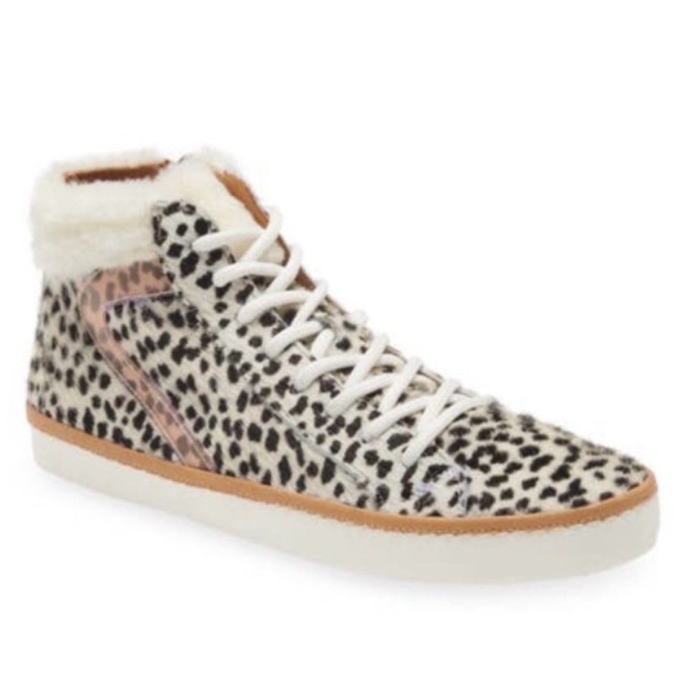 Montelliana 1965 Sandy High Top Sneakers White Black Spots Lace Up 11